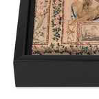 Antique 18th Century French Beauvais Grotesque Tapestry Framed Canvas Print Gallery Image 3