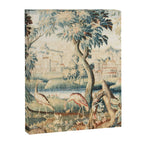 Antique 18th Century French Chateau Bird Garden Verdure Tapestry Canvas Print Gallery Image 6