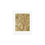 Antique 18th Century Gold Chinoiserie Garden Fresco Art Print Gallery Image 1