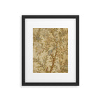 Antique 18th Century Gold Chinoiserie Garden Fresco Framed Art Print Gallery Image 5