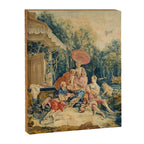 Antique 18th Century Italian Garden Tapestry Francois Boucher Canvas Print Gallery Image 6