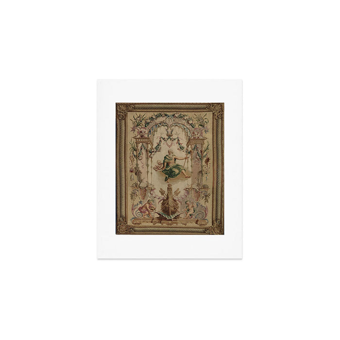 Antique 18th Century 'Neptune' French Tapestry Art Print Gallery Image 1