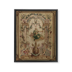 Antique 18th Century 'Neptune' French Tapestry Framed Canvas Print Gallery Image 6