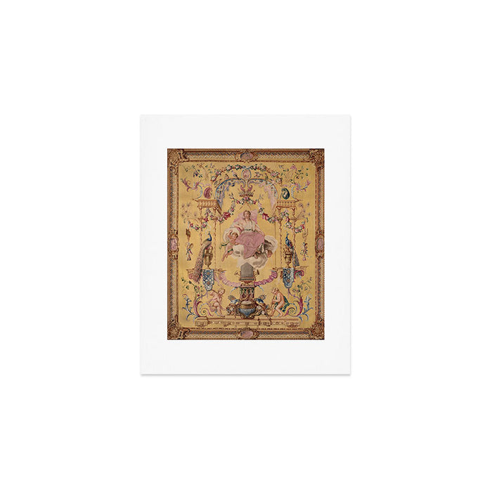 Antique 18th Century 'Portal of the Gods' French Gobelin Tapestry Art Print Gallery Image 1