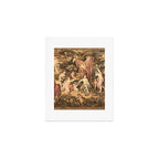 Antique 18th Century Romantic Goddess Aphrodite Parisian Tapestry Art Print Gallery Image 1