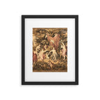 Antique 18th Century Romantic Goddess Aphrodite Parisian Tapestry Framed Art Print Gallery Image 4