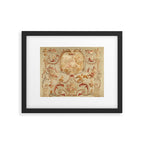 Antique 18th Century Romantic Floral French Aubusson Tapestry Framed Art Print Gallery Image 5