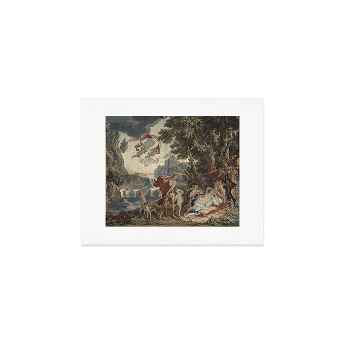 Antique 18th Century 'Venus and Adonis' Flemish Tapestry Art Print Gallery Image 1
