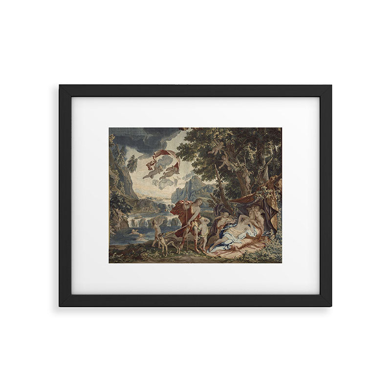 Antique 18th Century 'Venus and Adonis' Flemish Tapestry Framed Art Print Gallery Image 5