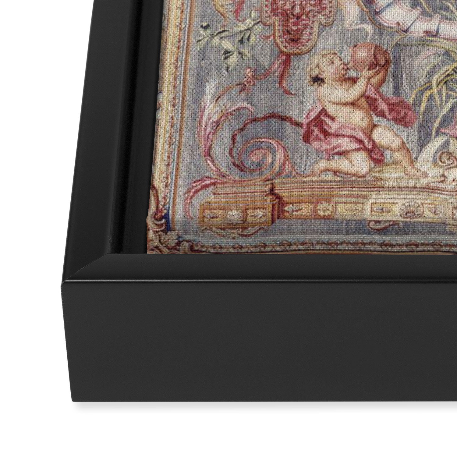 Antique 18th Century 'Venus' French Gobelins Tapestry Framed Canvas Print Gallery Image 3