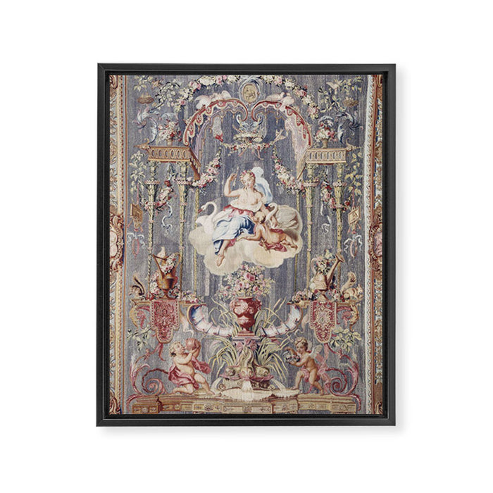 Antique 18th Century 'Venus' French Gobelins Tapestry Framed Canvas Print Gallery Image 1
