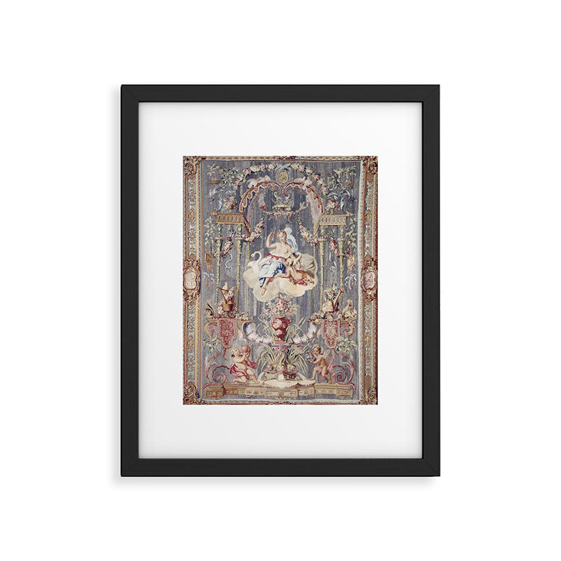 Antique 18th Century 'Venus' French Gobelins Tapestry Framed Art Print Gallery Image 5