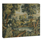 Antique 18th Century Verdure French Aubusson Tapestry Canvas Print Gallery Image 3