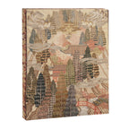 Antique 1920's Chinese Art Deco Abstract Landscape Tapestry Canvas Print Gallery Image 6