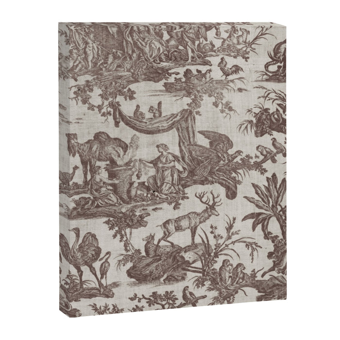 Antique 19th Century Exotic Animals French Tapestry Canvas Print Gallery Image 1