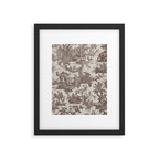 Antique 19th Century Exotic Animals French Tapestry Framed Art Print Gallery Image 6