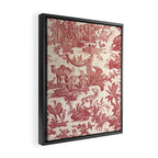 Antique 19th Century Exotic Animals French Tapestry Framed Canvas Print Gallery Image 2