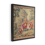 Antique 19th Century French Aubusson Tapestry Framed Canvas Print Gallery Image 2