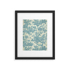 Antique 19th Century French Chateau Toile de Jouy Framed Art Print Gallery Image 5