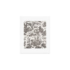 Antique 19th Century French Toile de Jouy Art Print Gallery Image 1
