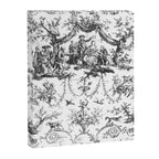 Antique 19th Century Romantic Rose Garland French Tapestry Canvas Print Gallery Image 6