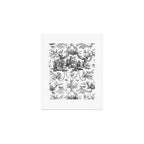 Antique 19th Century Romantic Rose Garland French Tapestry Art Print Gallery Image 1