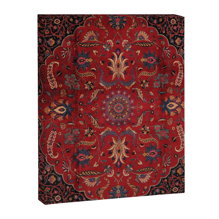 Antique Burgundy Wine Persian Oriental Canvas Print Gallery Image 1