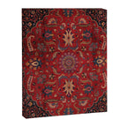 Antique Burgundy Wine Persian Oriental Canvas Print Gallery Image 6
