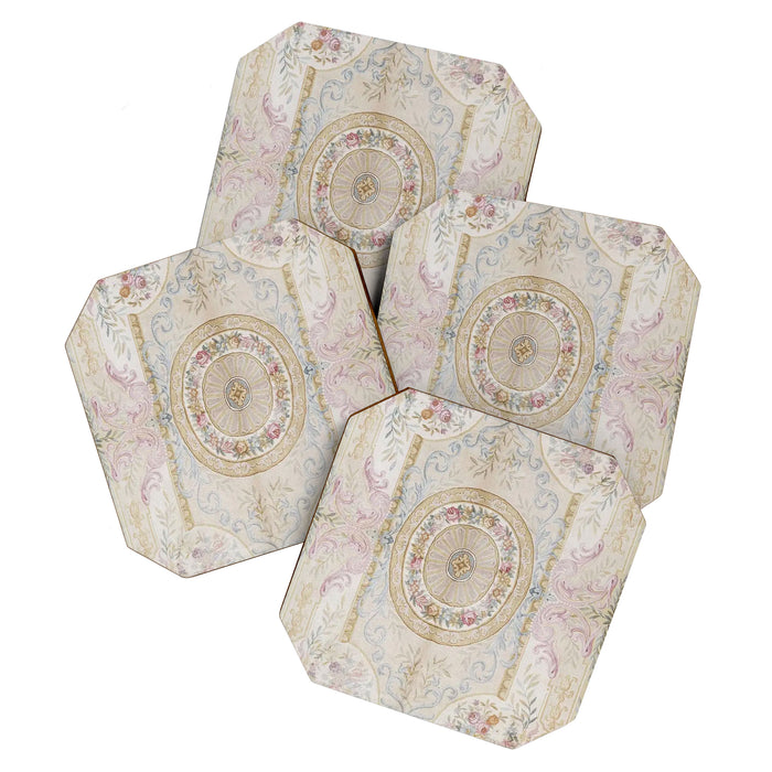 Antique French 17th Century Aubusson Savonnerie Coaster Gallery Image 1