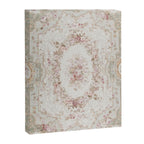 Antique French Aubusson Rose Sage Floral Canvas Print Gallery Image 6