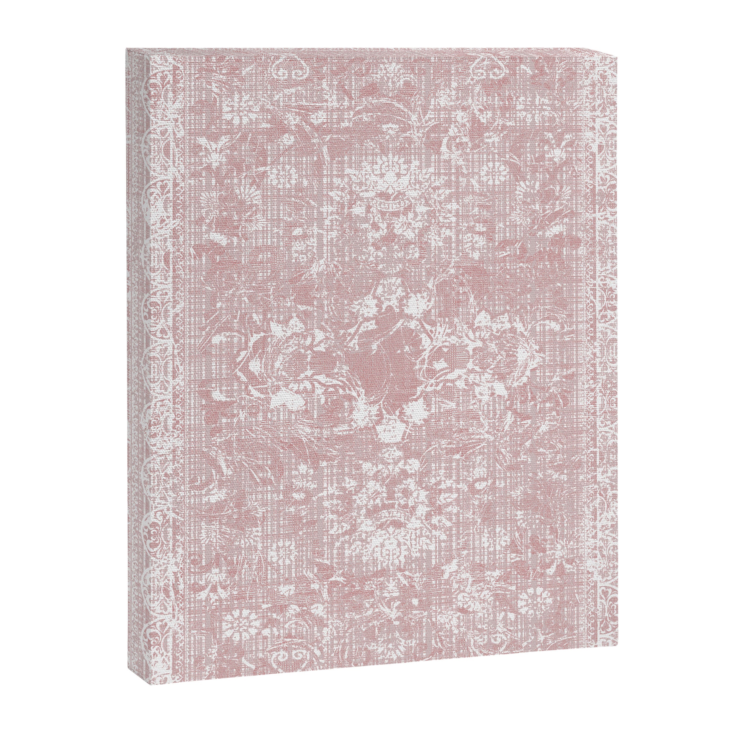 Antique French Oriental Faded Rose Canvas Print Gallery Image 6