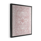 Antique French Oriental Faded Rose Framed Canvas Print Gallery Image 2
