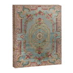 Antique French Rose Blue Aubusson  Canvas Print Gallery Image 6