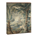 Antique French Verdure Pagoda Tapestry Canvas Print Gallery Image 8
