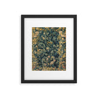 Antique French Verdure Secret Forest Garden Tapestry Framed Art Print Gallery Image 5
