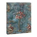 Antique Italian Chinoiserie 18th Century Fresco Canvas Print Gallery Image 6