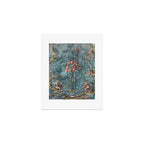 Antique Italian Chinoiserie 18th Century Fresco Art Print Gallery Image 1