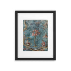 Antique Italian Chinoiserie 18th Century Fresco Framed Art Print Gallery Image 5