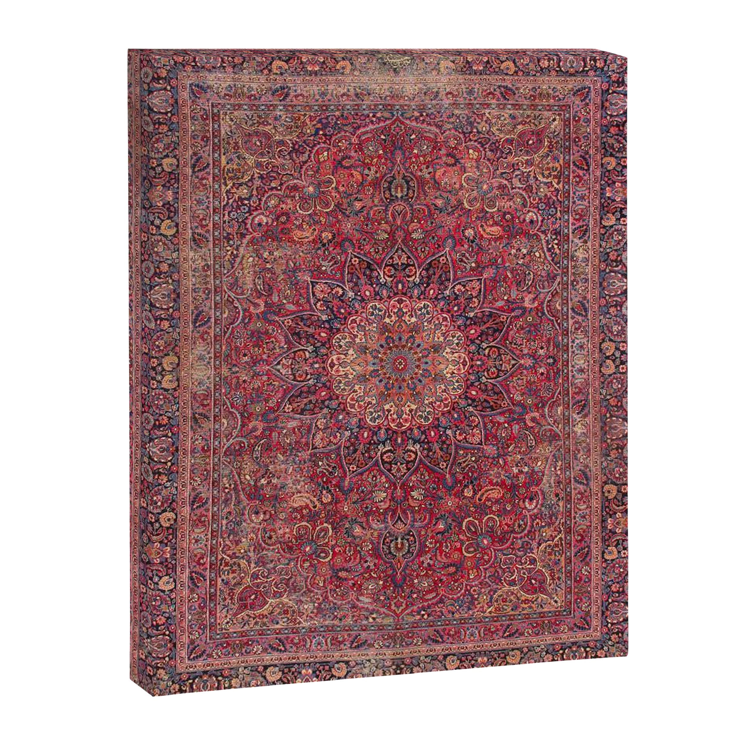 Antique Kashmar Persian Rose Red Canvas Print Gallery Image 6