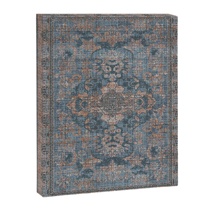 Antique Oriental Persian Blue Rust Canvas Print Gallery Image 1