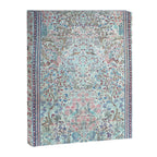Antique Pastel Blue Persian Kashan Rug Print Canvas Print Gallery Image 6