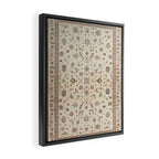Antique Persian Delicate Ivory Cream  Framed Canvas Print Gallery Image 2