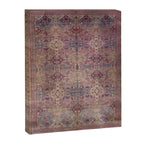 Antique Persian Golden Plum Rose Kirman Rug Print Canvas Print Gallery Image 6