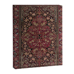 Antique Persian Isfahan Plum Burgundy Spice Carpet Canvas Print Gallery Image 6