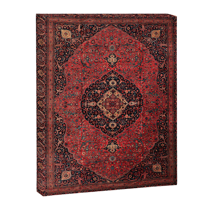 Antique Persian Rust Red Tabriz Rug Canvas Print Gallery Image 1