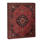 Antique Persian Rust Red Tabriz Rug Canvas Print Gallery Image 6