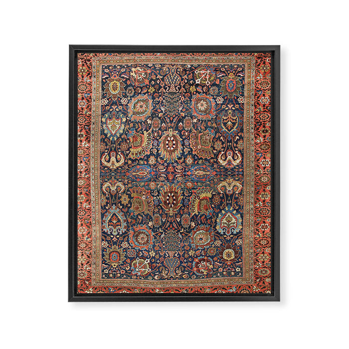 Antique Persian Sultanabad  Framed Canvas Print Gallery Image 1