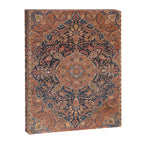 Antique Persian Tabriz Rust Red & Blue Canvas Print Gallery Image 6