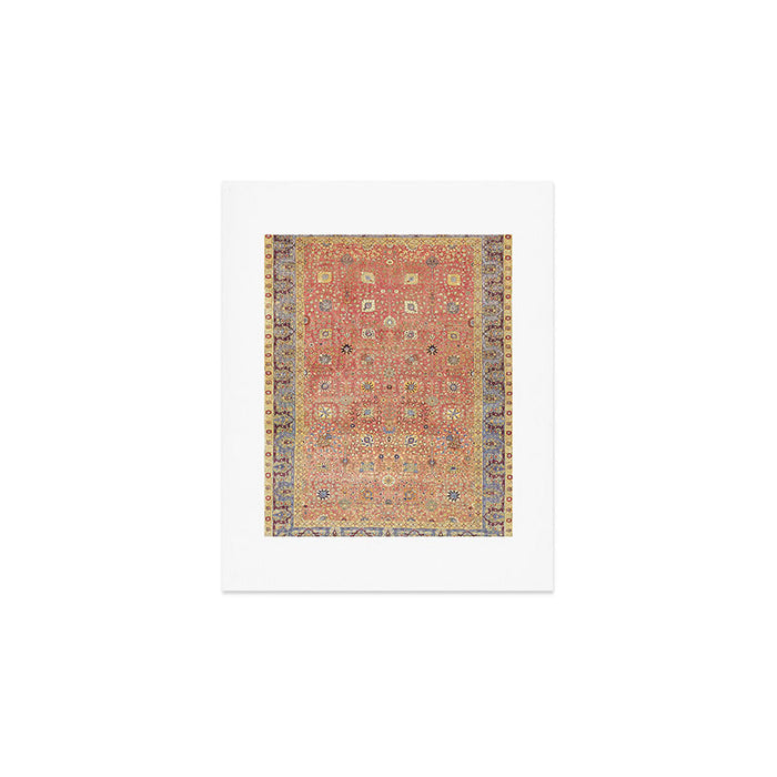 Antique Turkish Coral Koum Kapi  Art Print Gallery Image 1