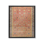 Antique Turkish Coral Koum Kapi  Framed Canvas Print Gallery Image 6